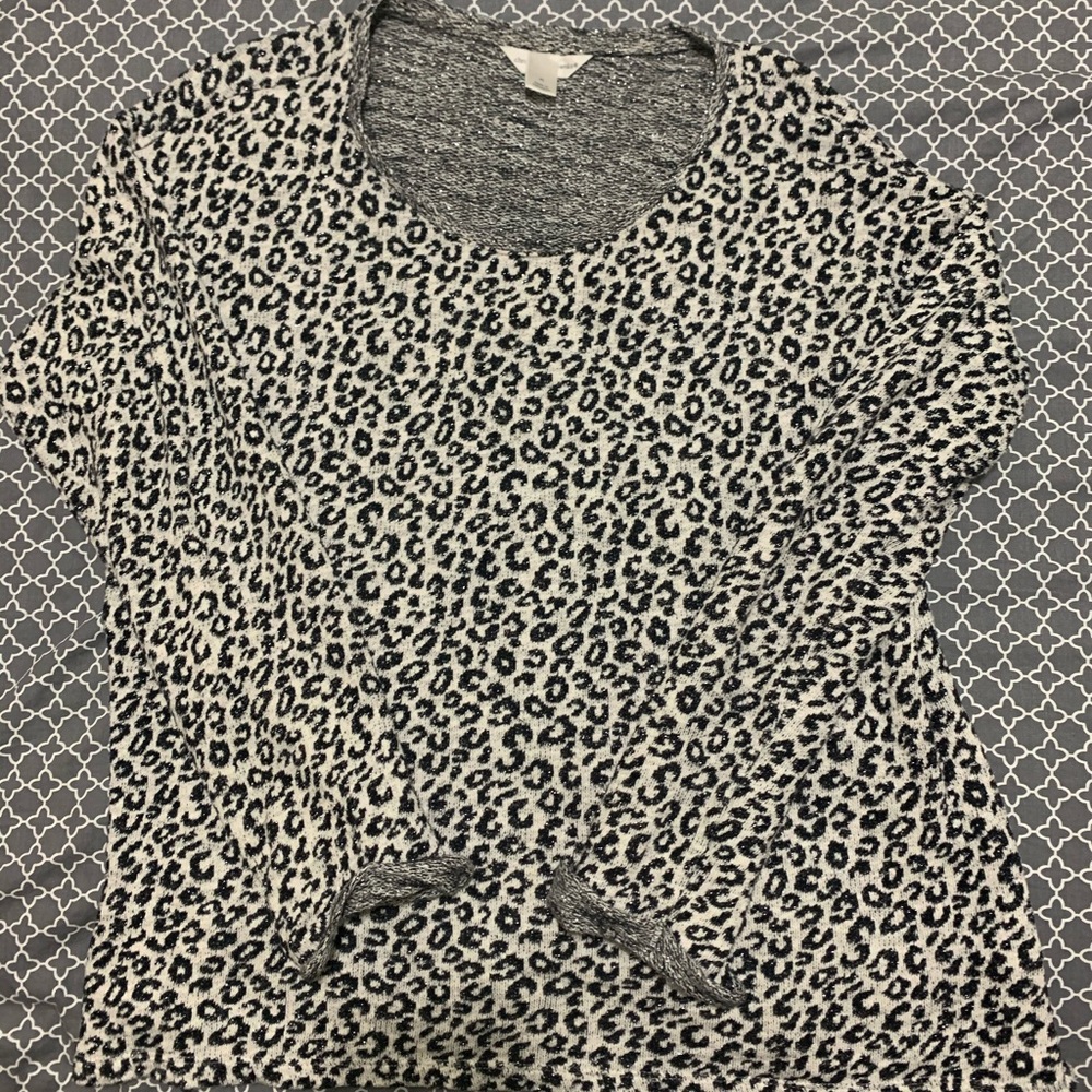 Christopher & Banks Animal print Sweater